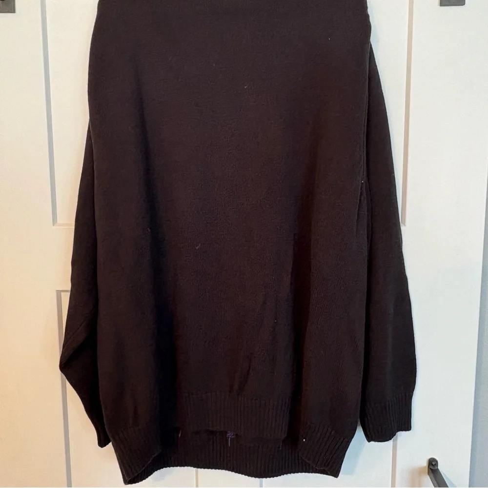 Alexander Julian Black Checkered Crewneck Sweater Mens 4XL